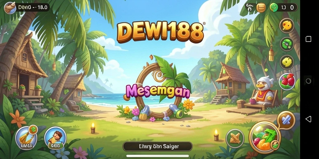 Tangkapan layar gameplay DEWI188 yang penuh warna dan menyenangkan.