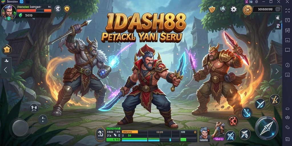 Tampilan gameplay IDCASH88 yang mendebarkan dan penuh aksi.