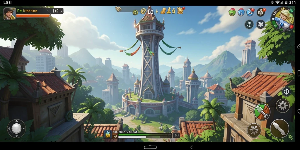 Tampilan gameplay LG111 yang menarik dan menantang di Tower Defense.