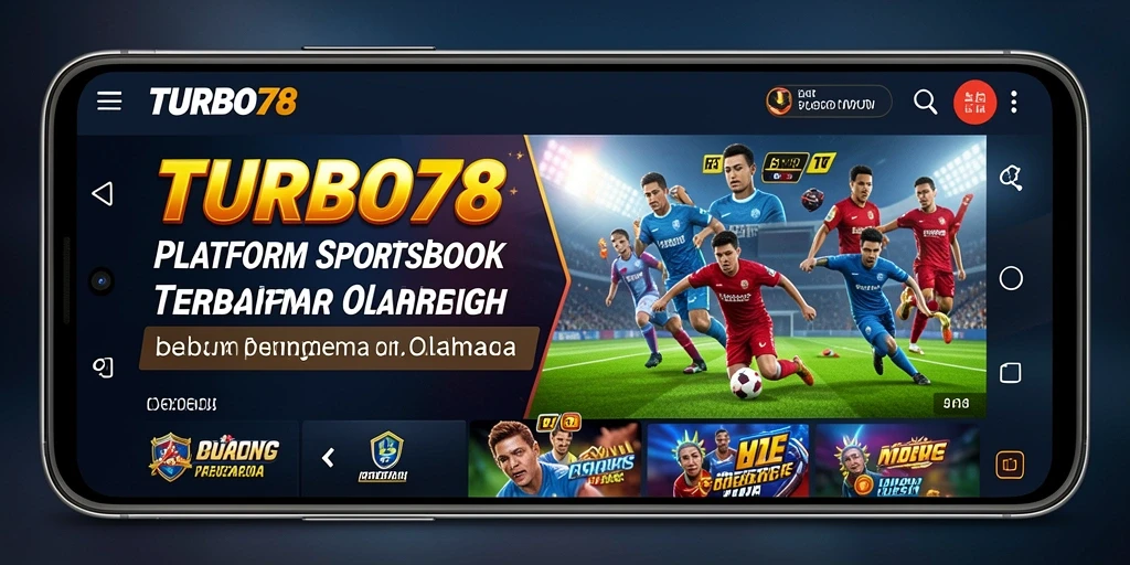 Tampilan antarmuka utama TURBO78 dengan opsi taruhan yang jelas.