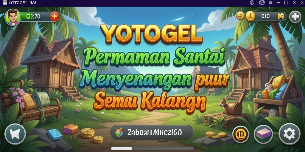 Screenshot gameplay YOTOGEL yang penuh warna dan menyenangkan.